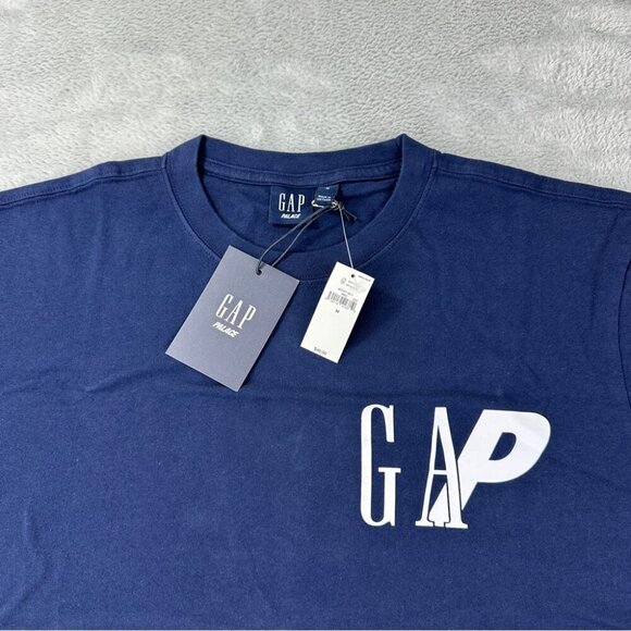 Palace x Gap Men's Navy Blue T-Shirt Size Medium Cotton - Picture 11 of 13